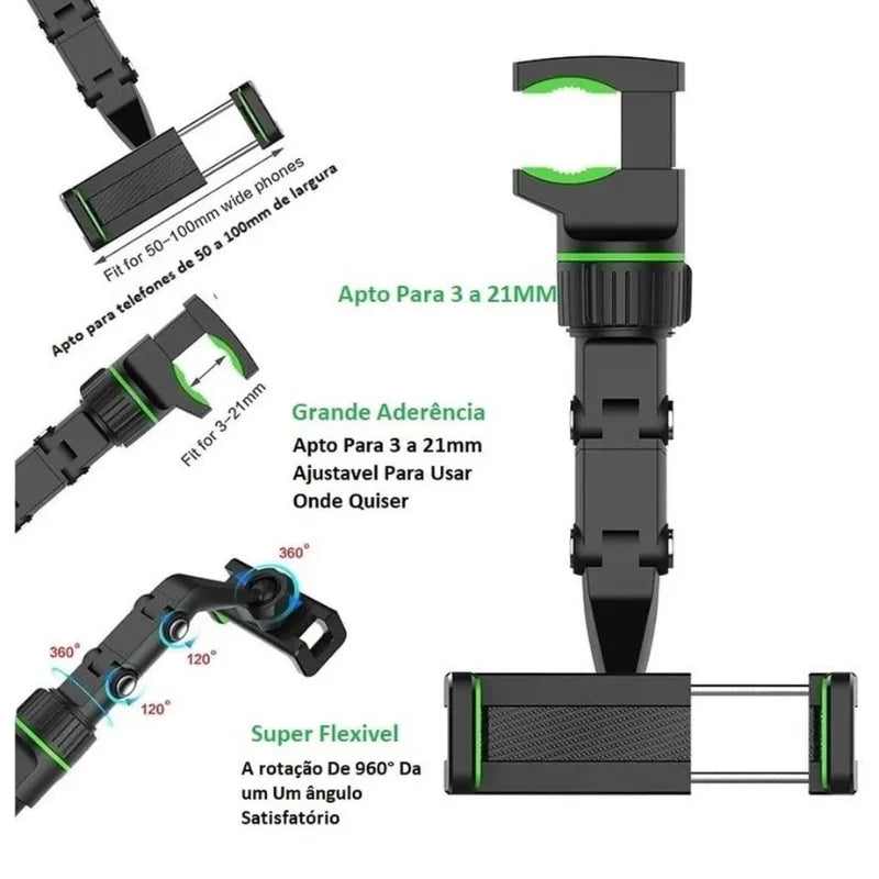 Multifunctional Car Rear-View Car Stand and Universal Car Support for GPS and Mobile Phone in Automobile