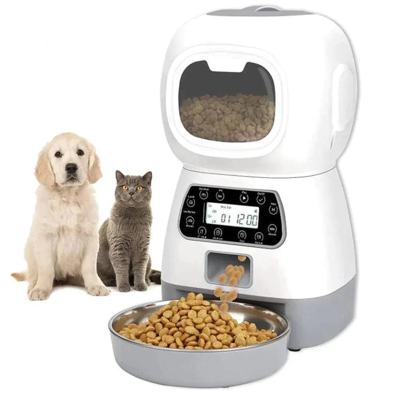 Alimentador Automático para Cães e Gatos - DeMaiShop