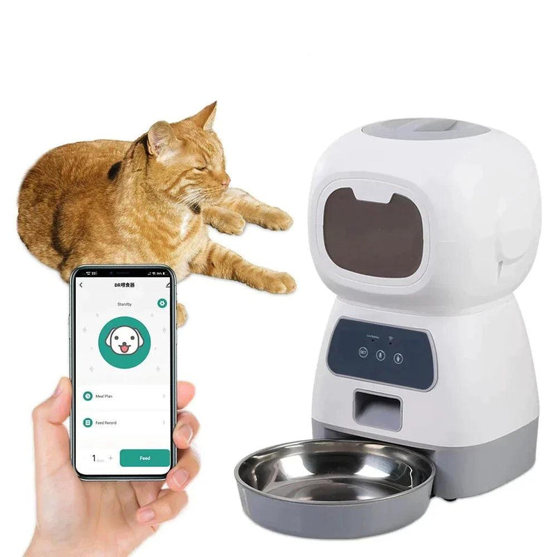 Alimentador Automático para Cães e Gatos - DeMaiShop