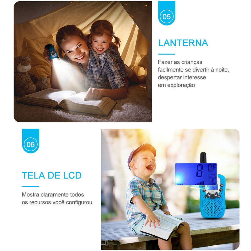 Walkie Talkie Portátil infantil - DeMaiShop