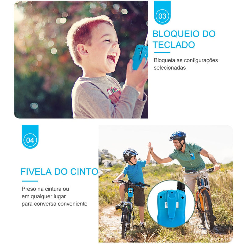 Walkie Talkie Portátil infantil - DeMaiShop