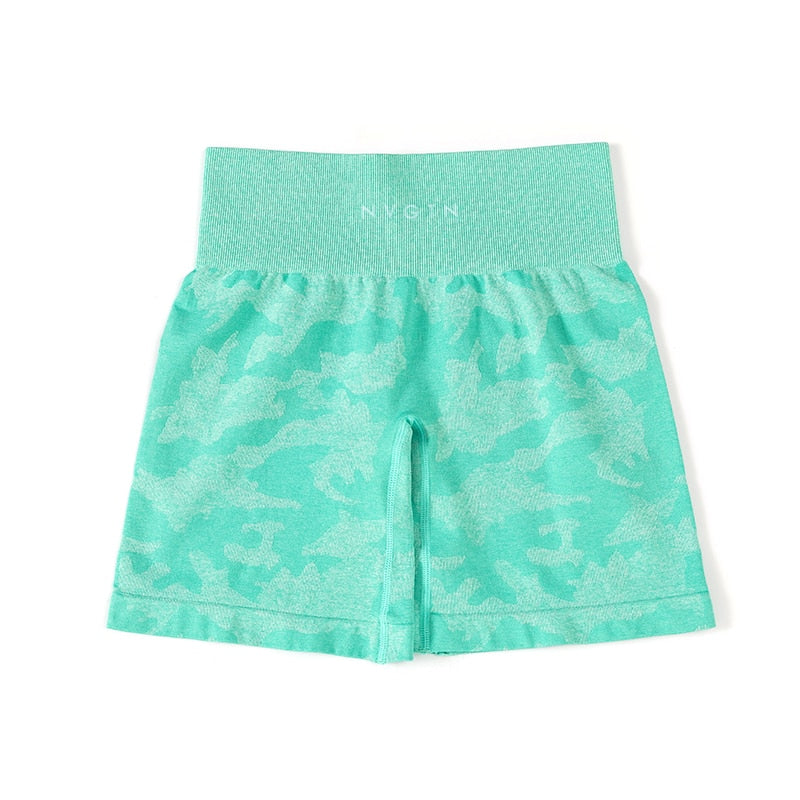 Shorts sem costura camuflado - DeMaiShop